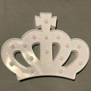🎯Crown multicolor light decore.